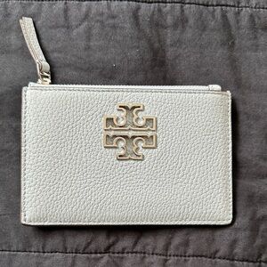 Tory Burch Light Blue Leather Wallet